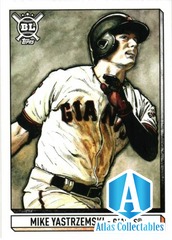 2021 Topps Big League Art of the Game #ATG-MY Mike Yastrzemski San Fran Giants
